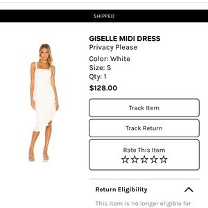 White Midi Dress (Brand New)
